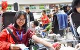 Hàng nghìn người hiến máu tại Lễ hội Xuân hồng 2018